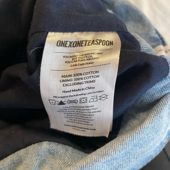 One Teaspoon Cropped Jean Jacket - Picture 8 of 10